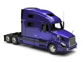 super viola grande semi trailer camion - superiore giù Visualizza foto
