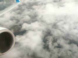 nuvole come essi siamo visto a partire dal aereo foto