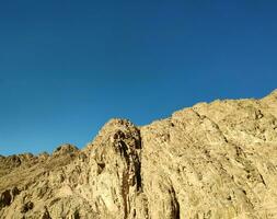 rocce nel il deserto, sinai montagne, colline foto