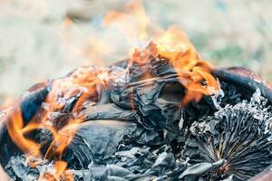 ardente carta argento e oro nel Festival foto