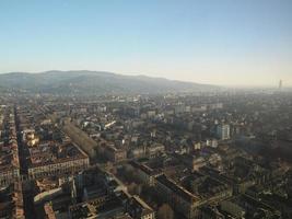 veduta aerea di torino foto