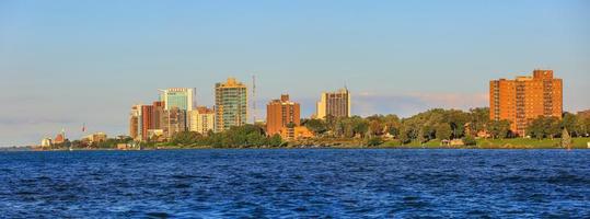 skyline di Windsor, il Canada è la sedicesima città più grande dell'intero Canada