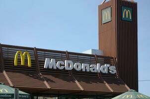 McDonald's ristorante nel poltavskij shlyakh 58 nel Kharkov, Ucraina foto