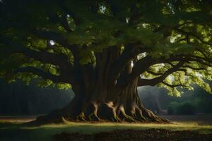 il albero di vita di giacomo Watson. ai-generato foto