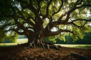 il albero di vita, di giacomo Harrison. ai-generato foto