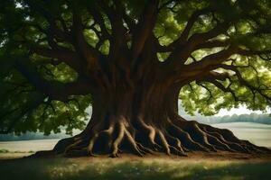 il albero di vita, di giacomo Harrison. ai-generato foto