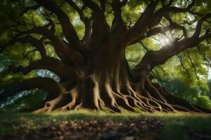 il albero di vita, di giacomo Watson. ai-generato foto