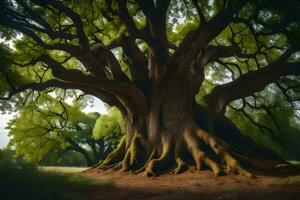 il albero di vita di persona. ai-generato foto