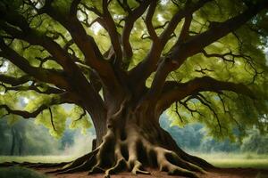 il albero di vita, il albero di vita, il albero di vita, il albero di vita. ai-generato foto