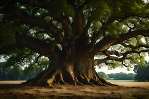 il maggiore albero nel il mondo. ai-generato foto