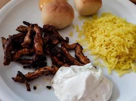 cibo greco gyros foto