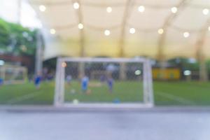 campo di calcio sfocato astratto foto