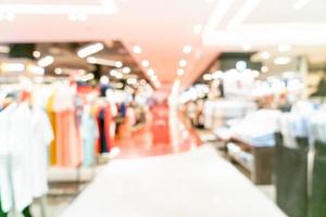 negozio di sfocatura astratta e negozio al dettaglio nel centro commerciale per lo sfondo foto