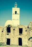 medenina tunisia tradizionale ksour berbero fortificato granaio foto