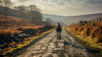 bodmin brughiera Ciclismo. grande base per Ciclismo. aspro brughiera, di grandi dimensioni, ex contea cittadina. foto