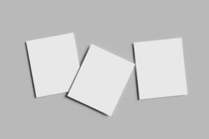 polaroid foto vuoto carta modello