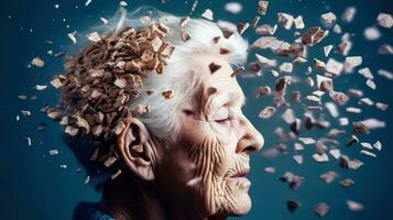 invecchiamento e conoscitivo menomazione - generativo ai foto