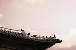 tradizione coreana, case ed edifici tradizionali, punto di riferimento coreano foto