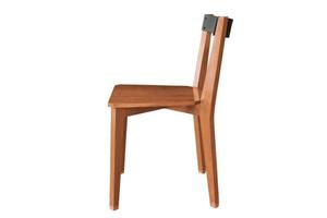 sedia in legno isolato su sfondo bianco