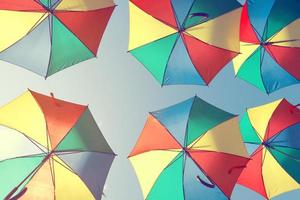 ombrello colorato vintage foto