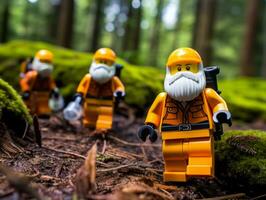 il epico ricerca di Lego avventurieri ai generativo foto