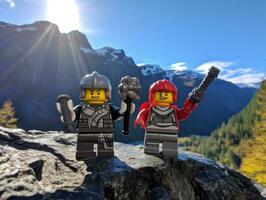 il epico ricerca di Lego avventurieri ai generativo foto