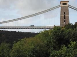 ponte sospeso di clifton a bristol foto