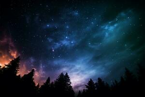 astrofotografia rivela il ipnotizzante profondità di il celeste tela ai generato foto