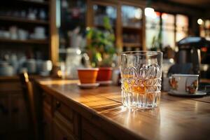 situazione nel il cucina nel il mattina professionale pubblicità fotografia ai generato foto