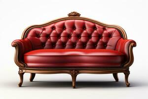 Vintage ▾ divano come moderno mobilia decorazione ai generato foto