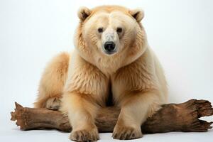 selvaggio animale polare orso pericoloso mammiferi professionale pubblicità fotografia ai generato foto