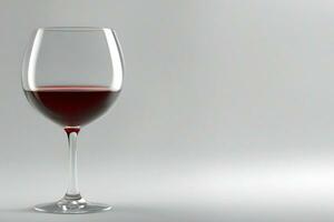 rosso vino nel un' bicchiere di vino, ai generativo foto