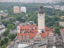 veduta aerea di Lipsia foto