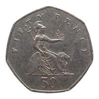 Moneta da 50 pence, Regno Unito