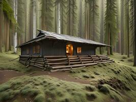 accogliente Casa con collina e foresta per vendita foto