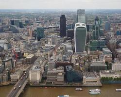 vista aerea di londra foto