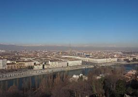 veduta aerea di torino foto