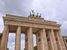 brandenburger tor berlino foto