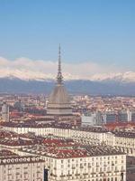 veduta aerea di torino foto