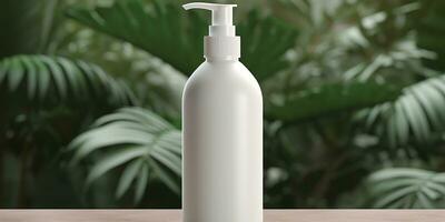 shampoo bottiglia modello. generativo ai foto