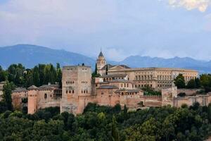 il Alhambra palazzo nel granada, Spagna foto