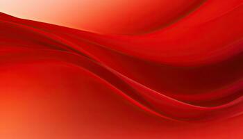rosso onda astratto sfondo nel il stile di morbido e arrotondato le forme, profondità di strati vivace paesaggio cromatico. generativo ai foto