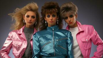 ragazze nel anni 80 moda Abiti foto