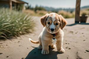 realistico cucciolo razza immagini. travolgente fotografie di popolare cani per saldi. ai generativo