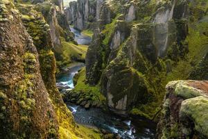 islanda bellissimo paesaggio, paesaggio naturale islandese foto