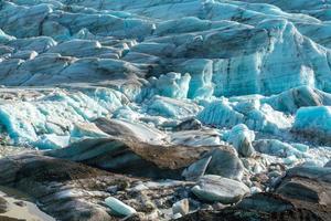 ghiacciaio svinafellsjokull nel parco nazionale di vatnajokull foto