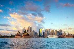 skyline del centro di sydney foto