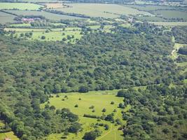 veduta aerea della foresta di Hatfield foto