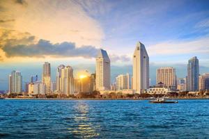 skyline di san diego, california foto