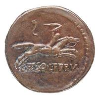 antica moneta romana foto